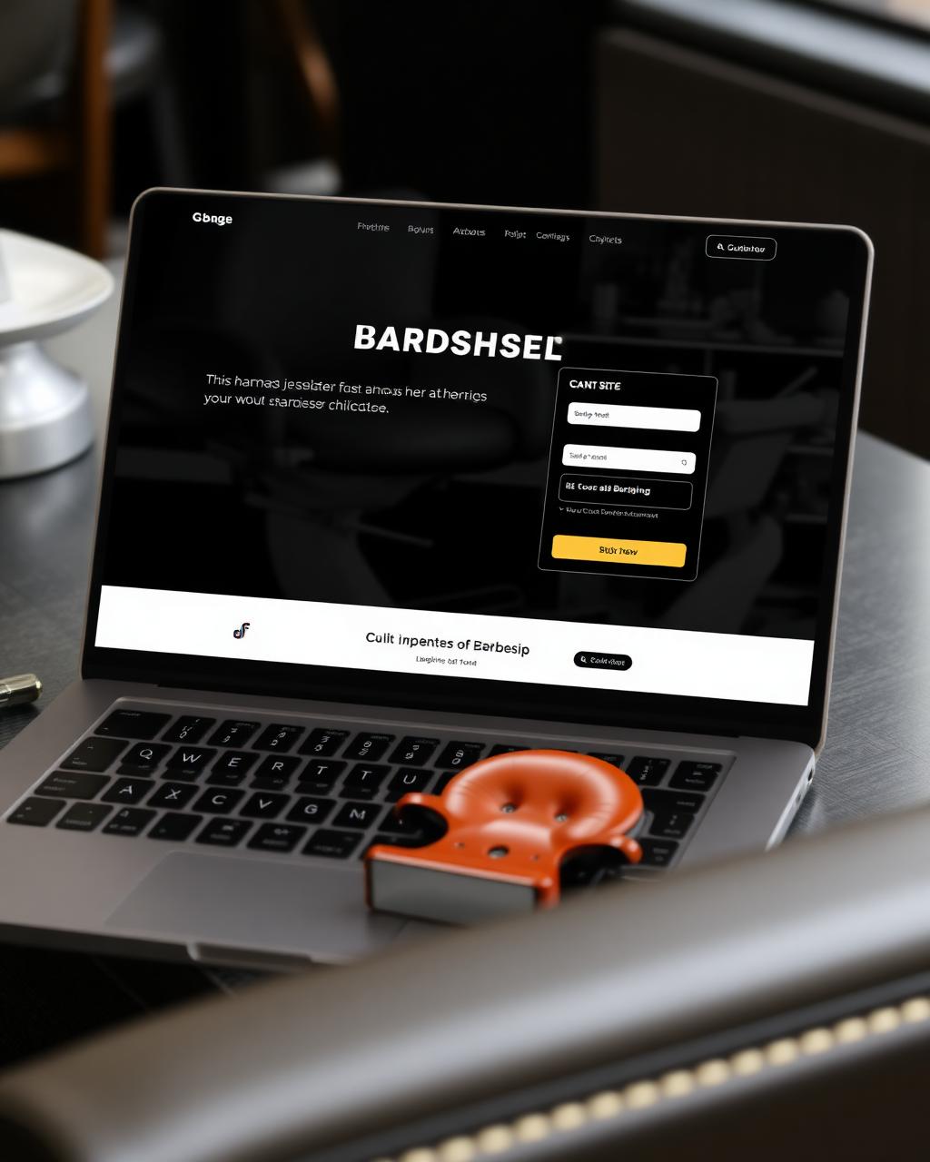 Iron & Rose — Barbershop website concept by Timur