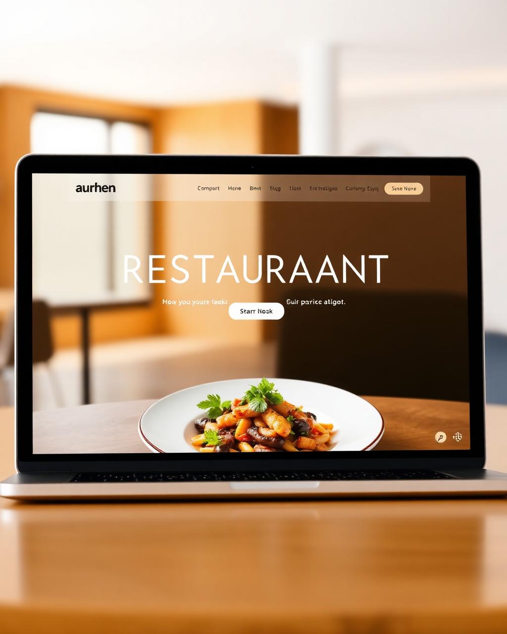 Benavista Restaurant — Restaurant website concept by Timur
